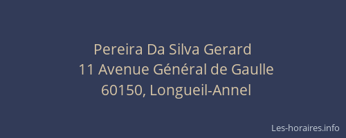 Pereira Da Silva Gerard
