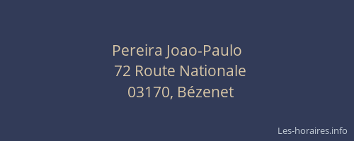 Pereira Joao-Paulo