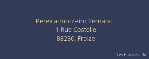 Pereira-monteiro Fernand