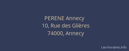 PERENE Annecy