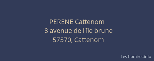 PERENE Cattenom