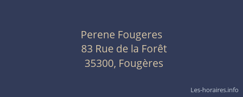 Perene Fougeres