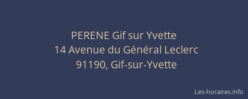 PERENE Gif sur Yvette