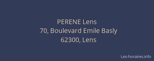 PERENE Lens