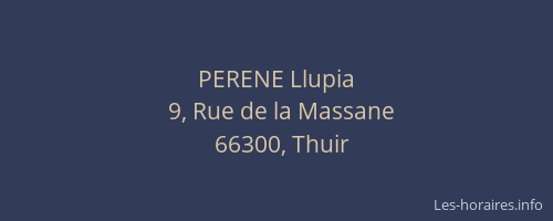 PERENE Llupia