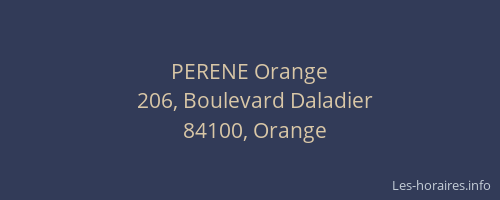 PERENE Orange
