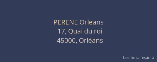 PERENE Orleans