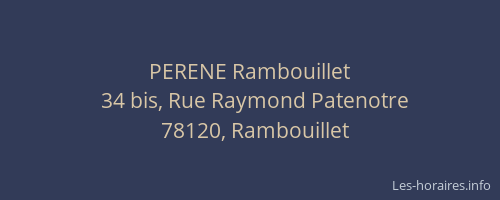 PERENE Rambouillet