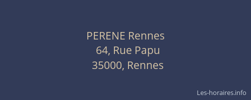 PERENE Rennes