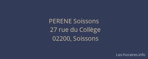 PERENE Soissons