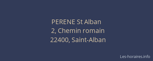 PERENE St Alban