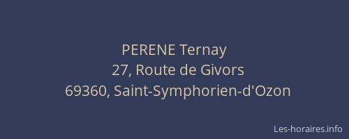 PERENE Ternay