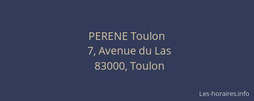 PERENE Toulon
