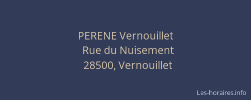 PERENE Vernouillet