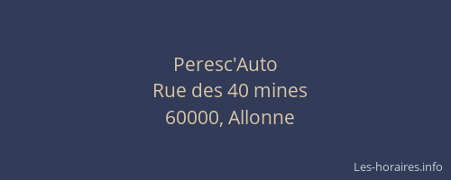 Peresc'Auto