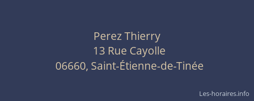 Perez Thierry