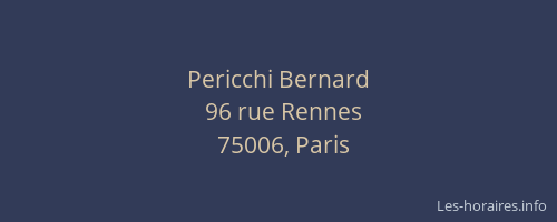 Pericchi Bernard
