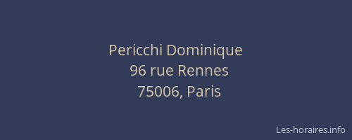 Pericchi Dominique