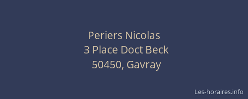 Periers Nicolas