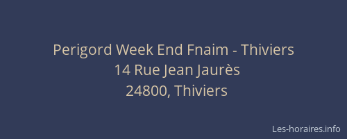 Perigord Week End Fnaim - Thiviers