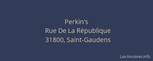 Perkin's