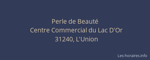 Perle de Beauté