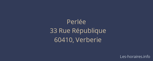 Perl&eacute;e