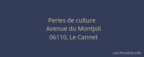 Perles de culture