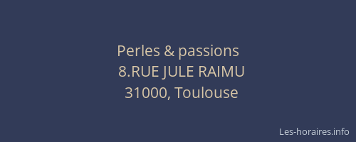 Perles & passions