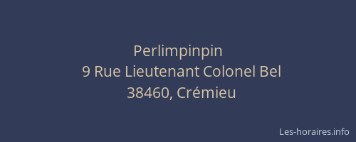 Perlimpinpin