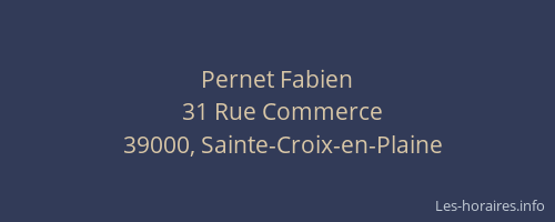 Pernet Fabien
