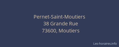 Pernet-Saint-Moutiers
