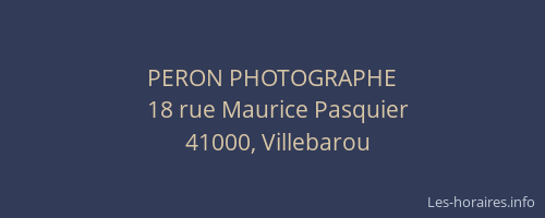 PERON PHOTOGRAPHE