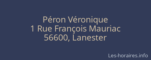 Péron Véronique