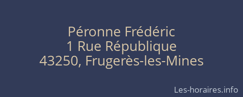 Péronne Frédéric