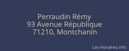 Perraudin Rémy