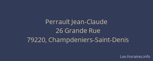 Perrault Jean-Claude