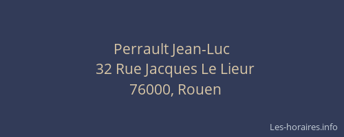 Perrault Jean-Luc