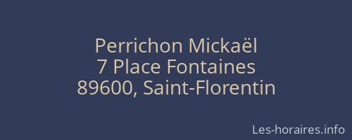 Perrichon Mickaël