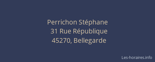 Perrichon Stéphane