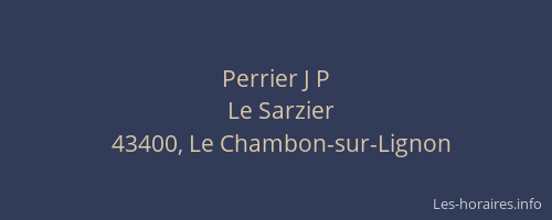 Perrier J P