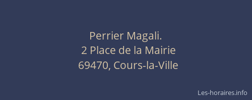 Perrier Magali.
