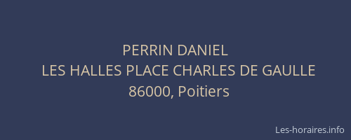 PERRIN DANIEL