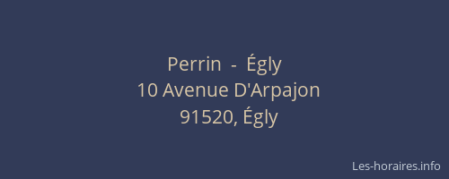 Perrin  -  Égly