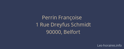 Perrin Françoise