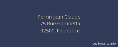 Perrin Jean Claude