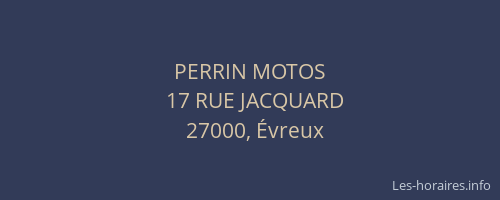 PERRIN MOTOS