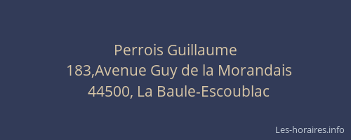 Perrois Guillaume