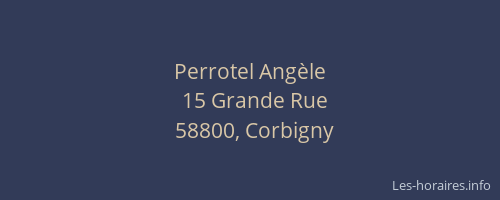 Perrotel Ang&egrave;le