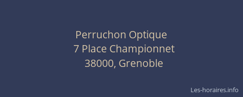 Perruchon Optique